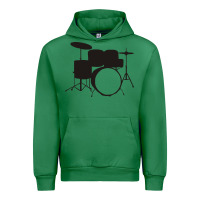 Emerald drums drummer Urban Hoodie - artisFamous