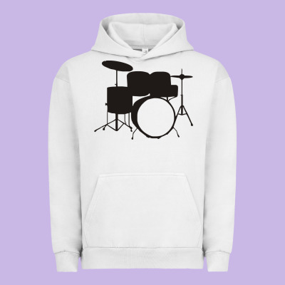 Drums Drummer Urban Hoodie Designed By Artisfamous