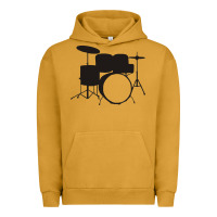 Pigment Peanut Butter drums drummer Urban Hoodie - artisFamous