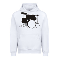 White drums drummer Urban Hoodie - artisFamous