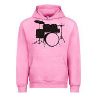 Fuchsia Pink drums drummer Urban Hoodie - artisFamous