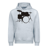 Heather Grey drums drummer Urban Hoodie - artisFamous