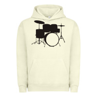 Pigment Pistachio drums drummer Urban Hoodie - artisFamous