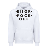 White e iigk pocr off Urban Hoodie - artisFamous