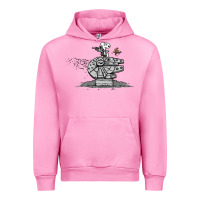 Fuchsia Pink scruffy smugglers and pirates Urban Hoodie - artisFamous