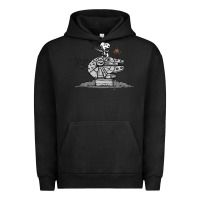 Pigment Black scruffy smugglers and pirates Urban Hoodie - artisFamous