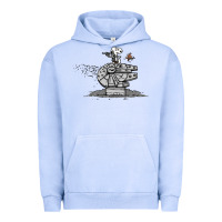 Pigment Grape Ice scruffy smugglers and pirates Urban Hoodie - artisFamous