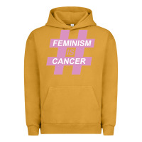 Pigment Peanut Butter feminism is cancer Urban Hoodie - artisFamous