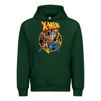 Forest Green x m.e.n ani.ma.ted series retro 90s t shirt Urban Hoodie - artisFamous