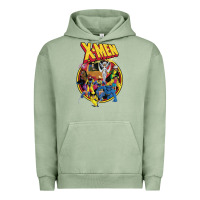 Pigment Oil Green x m.e.n ani.ma.ted series retro 90s t shirt Urban Hoodie - artisFamous