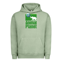 Pigment Oil Green ANIMAL PLANET Urban Hoodie - artisFamous
