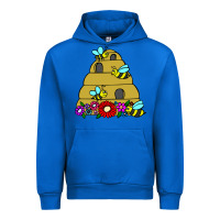 Cobalt bee hive Urban Hoodie - artisFamous