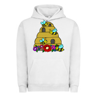 Pigment Lunar Rock bee hive Urban Hoodie - artisFamous