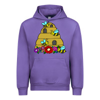 Tulip bee hive Urban Hoodie - artisFamous