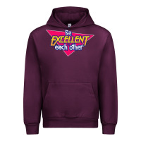 Mauve Wine be excellent to each other Urban Hoodie - artisFamous