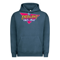 Pigment Midnight Navy be excellent to each other Urban Hoodie - artisFamous