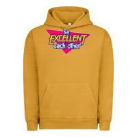 Pigment Peanut Butter be excellent to each other Urban Hoodie - artisFamous