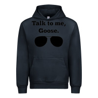 Navy talk to me goose sunglasses funny Urban Hoodie - artisFamous