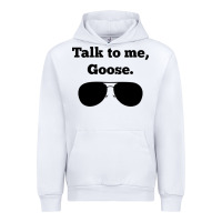 White talk to me goose sunglasses funny Urban Hoodie - artisFamous