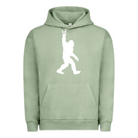 Pigment Oil Green the mountain sasquatch Urban Hoodie - artisFamous