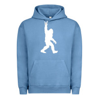 Pigment Pebble Blue the mountain sasquatch Urban Hoodie - artisFamous