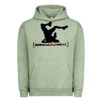 Pigment Oil Green ridiculousness Urban Hoodie - artisFamous