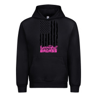 Black beautiful badass american Urban Hoodie - artisFamous