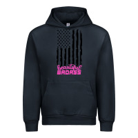 Navy beautiful badass american Urban Hoodie - artisFamous