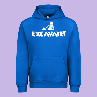 Excavate Funny Urban Hoodie Designed By Artisfamous
