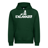 Forest Green excavate funny Urban Hoodie - artisFamous