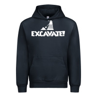 Navy excavate funny Urban Hoodie - artisFamous