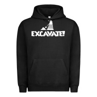 Pigment Black excavate funny Urban Hoodie - artisFamous