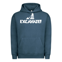 Pigment Midnight Navy excavate funny Urban Hoodie - artisFamous