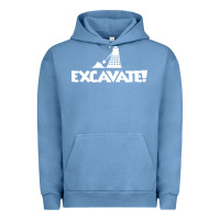 Pigment Pebble Blue excavate funny Urban Hoodie - artisFamous