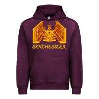 Mauve Wine shiva hinduism modular synthesizer synth Urban Hoodie - artisFamous