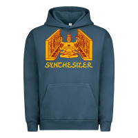 Pigment Midnight Navy shiva hinduism modular synthesizer synth Urban Hoodie - artisFamous