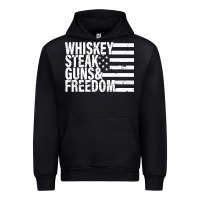 Black whiskey steak guns freedom Urban Hoodie - artisFamous