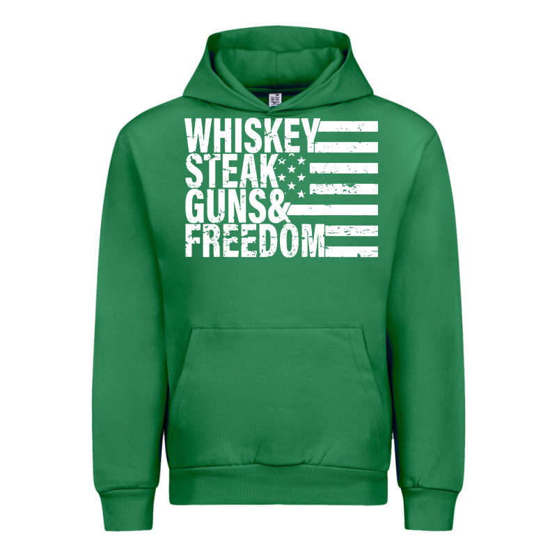 Whiskey Steak Guns Freedom Urban Hoodie by artisFamous | Teevron