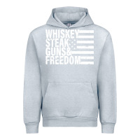 Heather Grey whiskey steak guns freedom Urban Hoodie - artisFamous