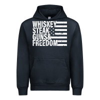 Navy whiskey steak guns freedom Urban Hoodie - artisFamous