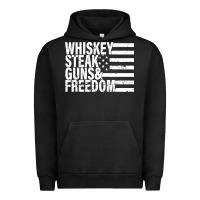 Pigment Black whiskey steak guns freedom Urban Hoodie - artisFamous
