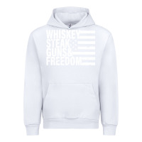 White whiskey steak guns freedom Urban Hoodie - artisFamous