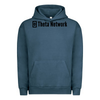 Pigment Midnight Navy theta network Urban Hoodie - artisFamous