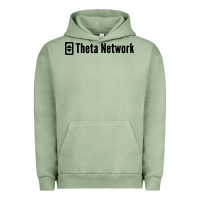 Pigment Oil Green theta network Urban Hoodie - artisFamous