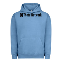 Pigment Pebble Blue theta network Urban Hoodie - artisFamous