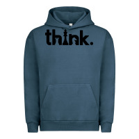 Pigment Midnight Navy think chess Urban Hoodie - artisFamous
