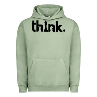 Pigment Oil Green think chess Urban Hoodie - artisFamous