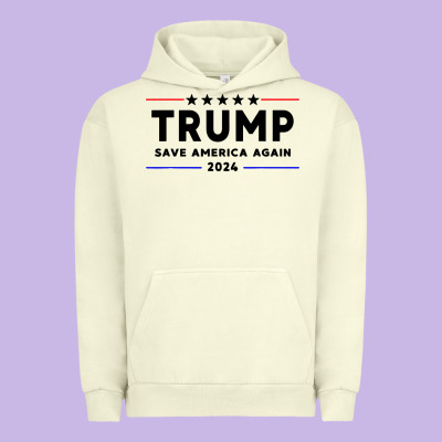 Trump 2024 Urban Hoodie Designed By Artisfamous