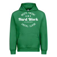 Emerald hard work beats talent Urban Hoodie - artisFamous