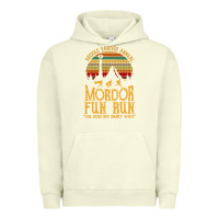 Pigment Pistachio middle earth's annual mordor fun run Urban Hoodie - artisFamous
